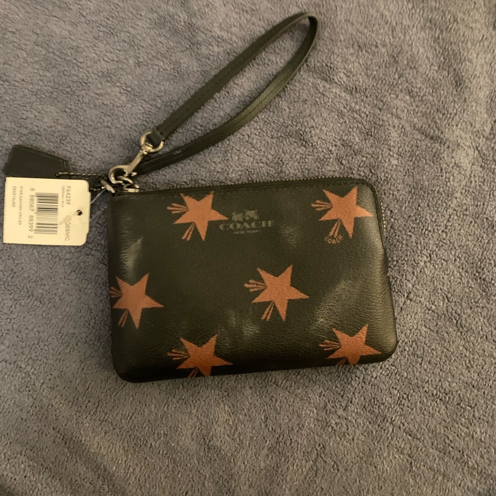 Coach Black Star Canyon Wristlet